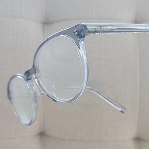 Warby Parker Women Glasses Frame WATTS Gray/Clear Tone 49[]18 145 Eye Wear